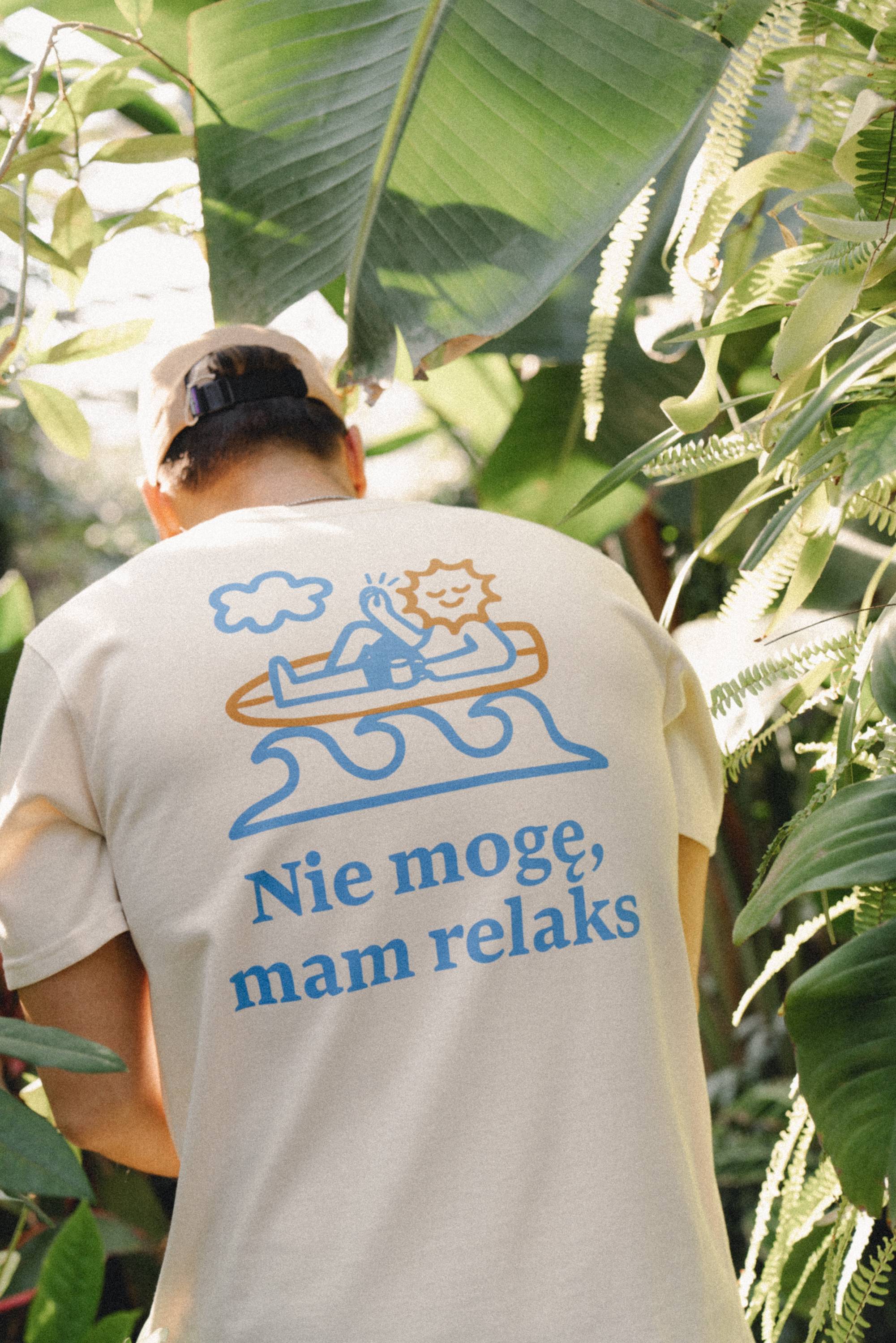 T-shirt Unisex - Nie mogę, mam relaks