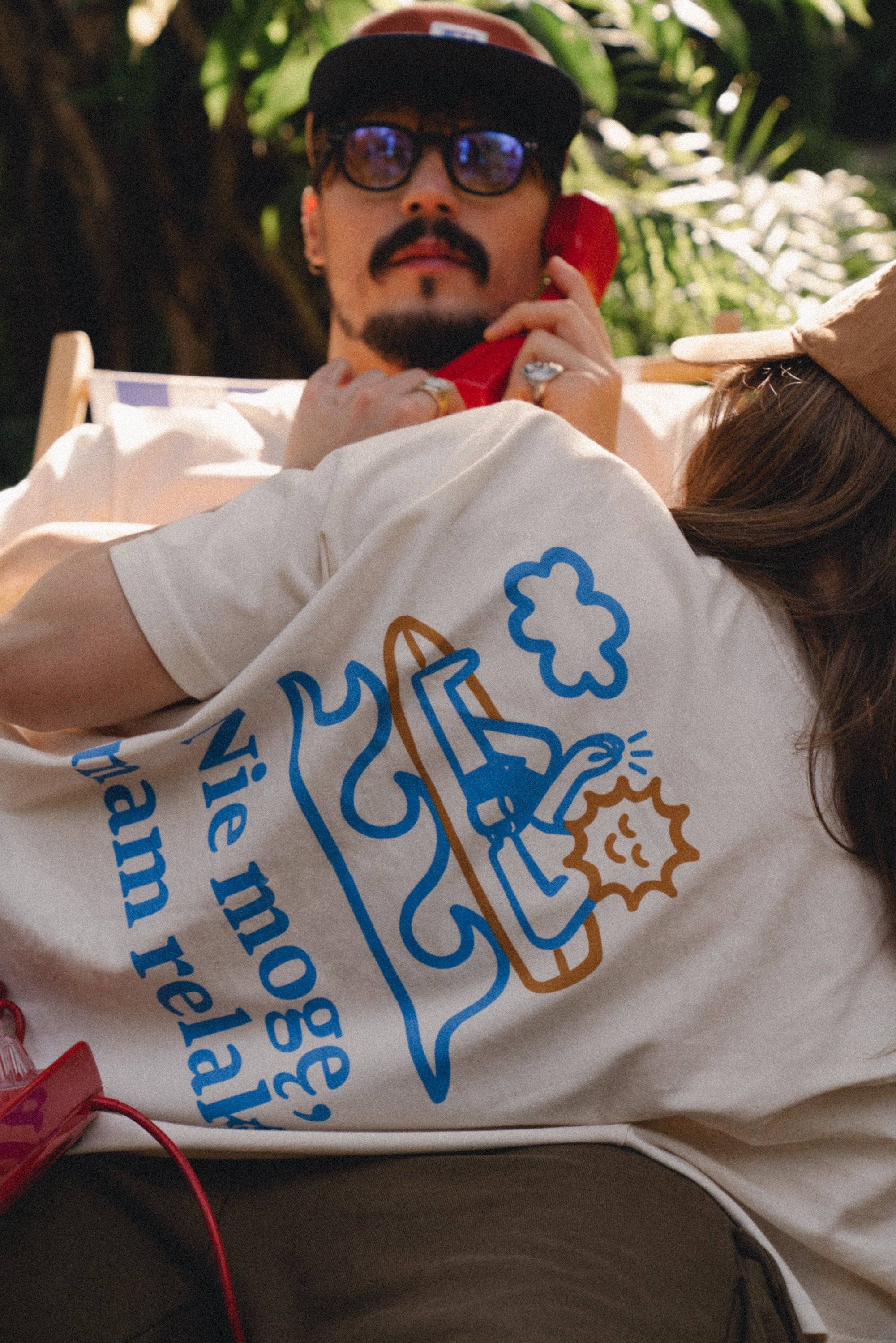 T-shirt Unisex - Nie mogę, mam relaks