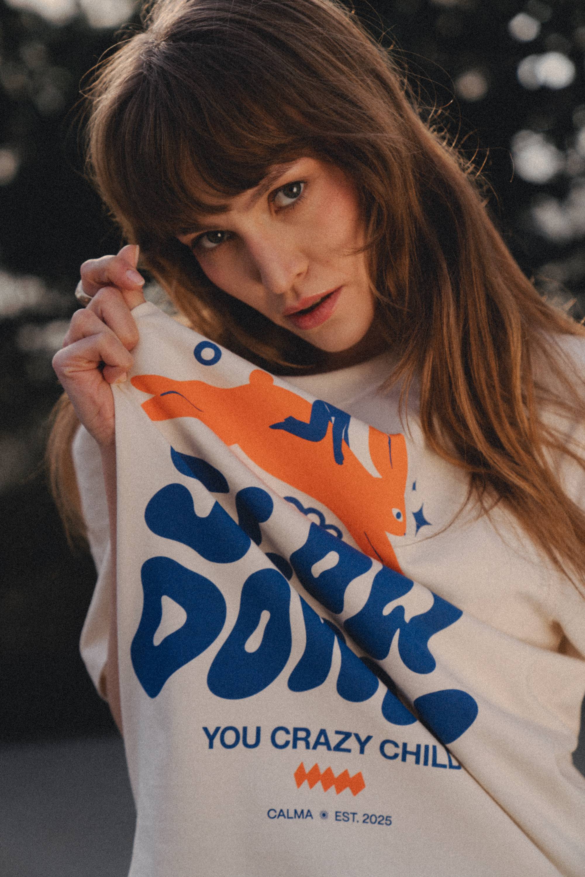 T-shirt Unisex - Slow Down, You Crazy Child